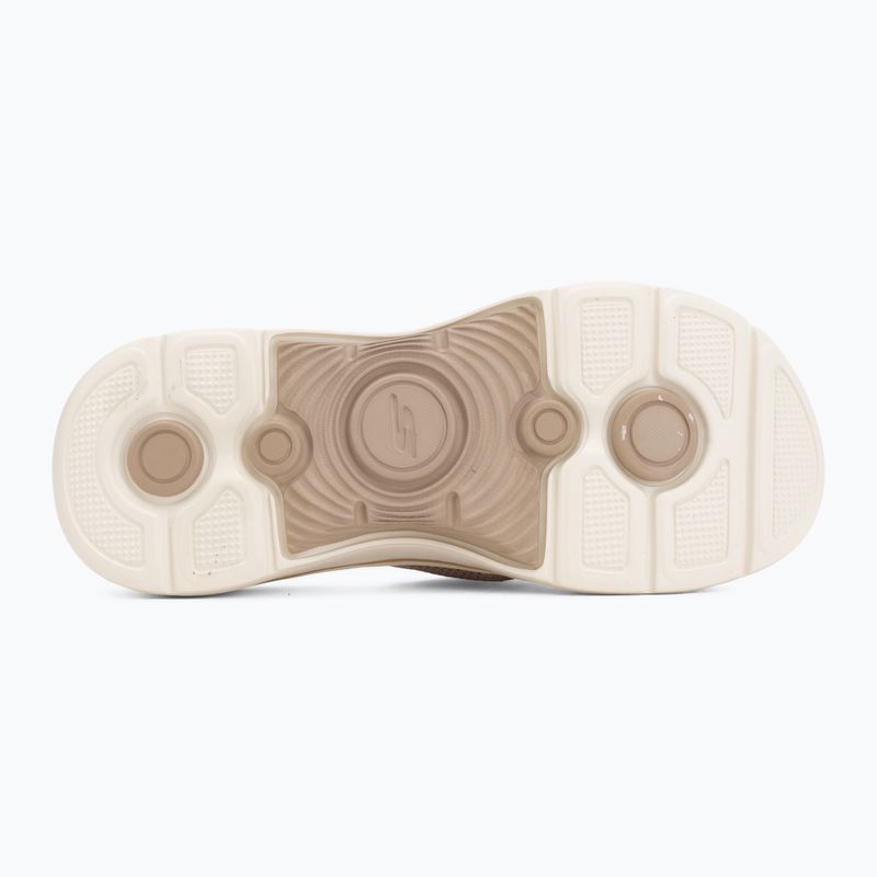 Dámské pantofle SKECHERS Go Walk Arch Fit 2.0 Dakota brown 4