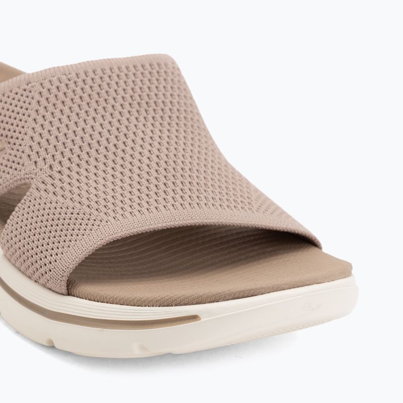 Dámské pantofle SKECHERS Go Walk Arch Fit 2.0 Dakota brown 7