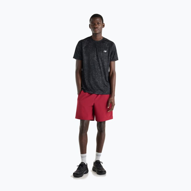 Pánské tričko na lezení New Balance Essentials Printed T-Shirt neptune grey 2