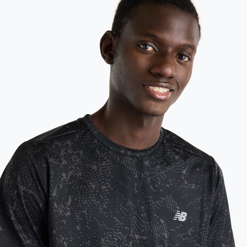 Pánské tričko na lezení New Balance Essentials Printed T-Shirt neptune grey 4