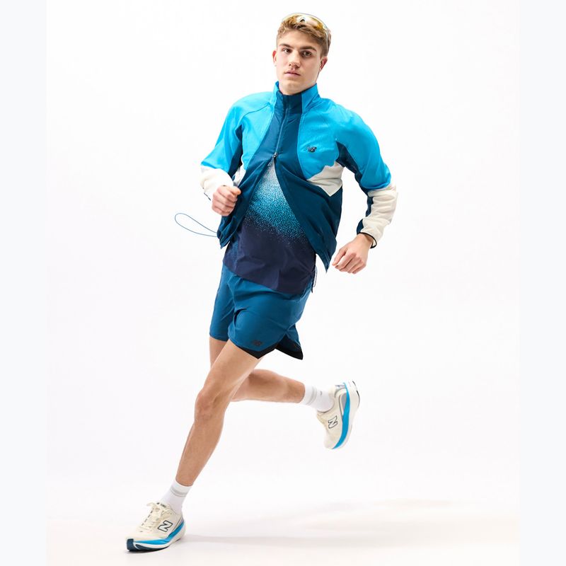 Pánské běžecké šortky New Balance Run Essentials 5" Short streamsong 8