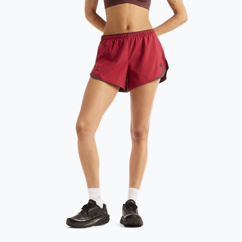 Dámské běžecké šortky New Balance Run Essentials 3" Short podium red