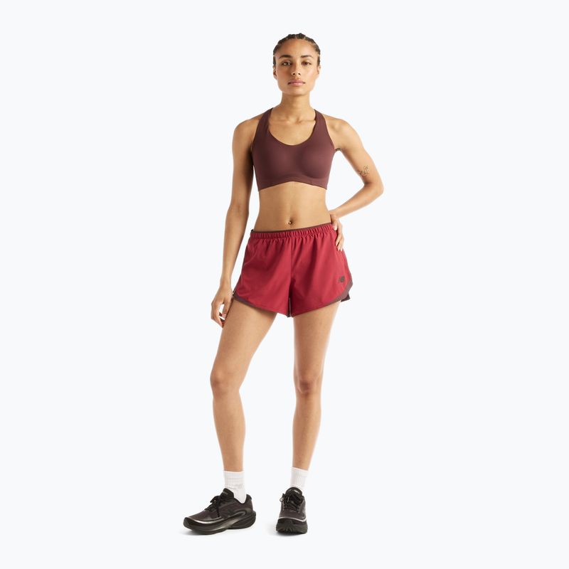 Dámské běžecké šortky New Balance Run Essentials 3" Short podium red 2
