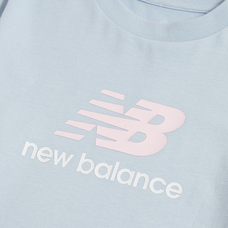 Dětské tričko New Balance Jersey Stacked Logo Tee oxford blue 3