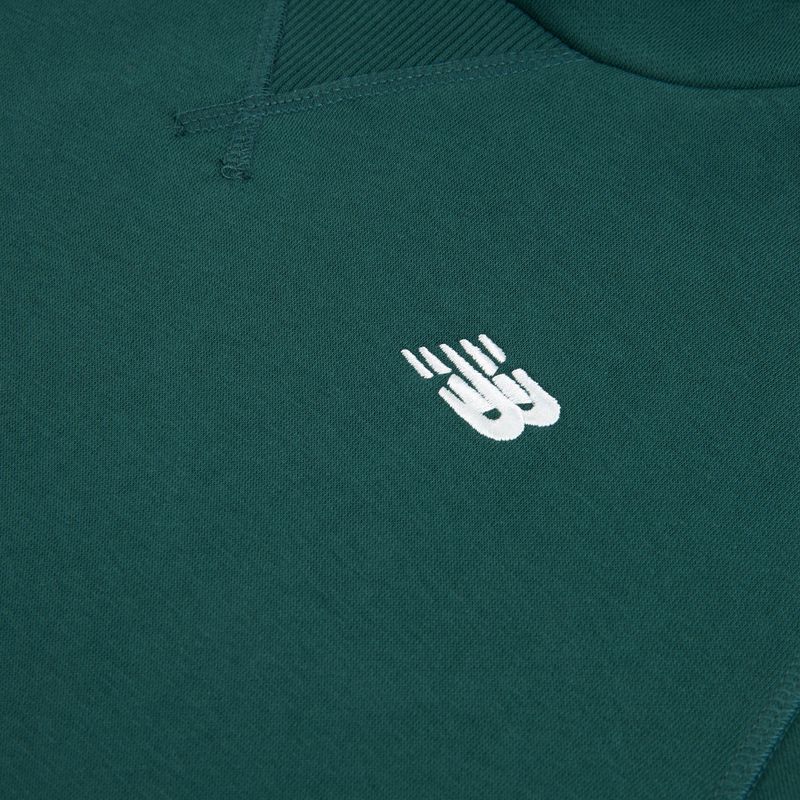 Dětská mikina New Balance Brush Back Small Logo Hoodie medusa green 8