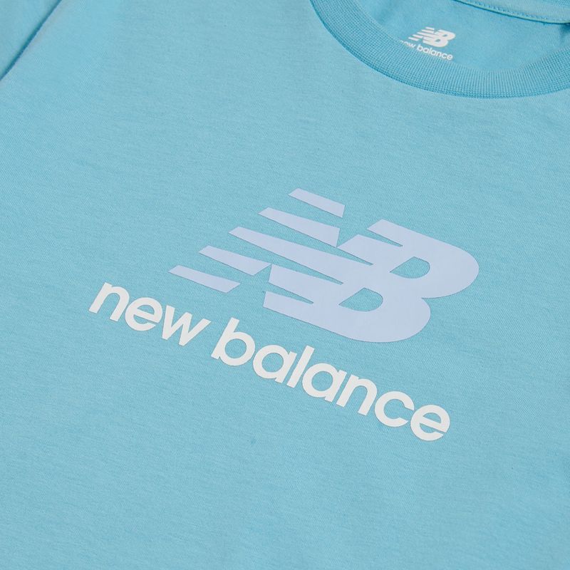 Dětské tričko New Balance Jersey Stacked Logo Tee taffy blue 3