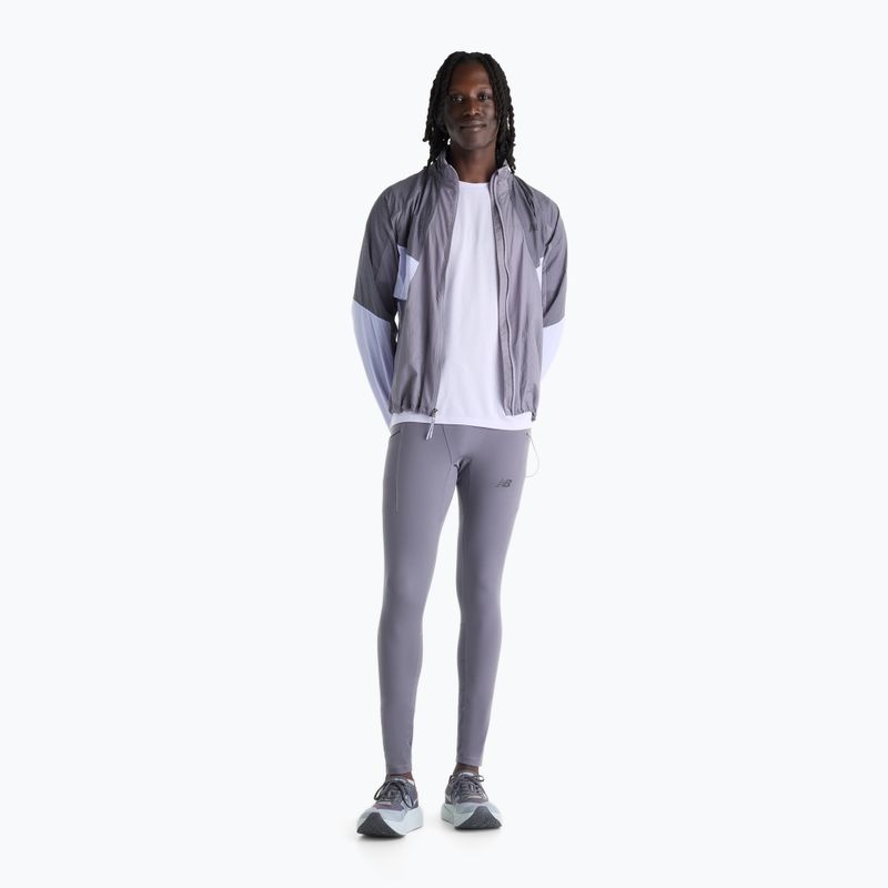 Pánské běžecké legíny New Balance Reflective RC Heat 28" neptune grey 2