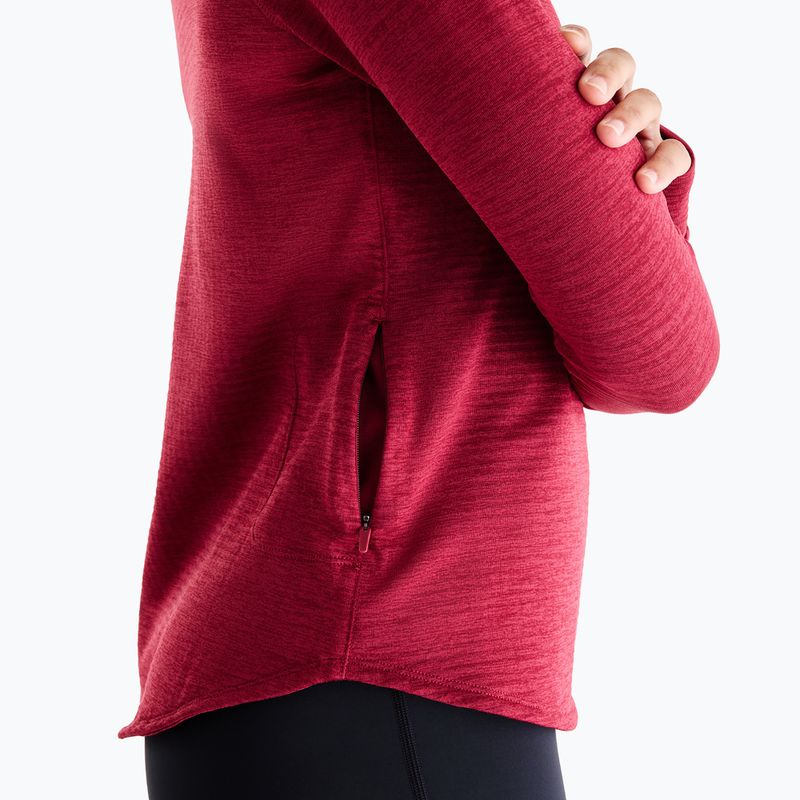Dámské běžecké Longsleeve New Balance Athletics Heat Grid 1/2 Zip podium red 7