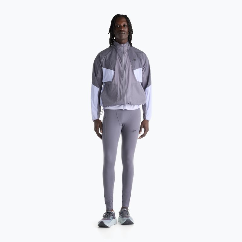 Pánská běžecká bunda New Balance Reflective RC Jacket off-line grey/smoked violet 2