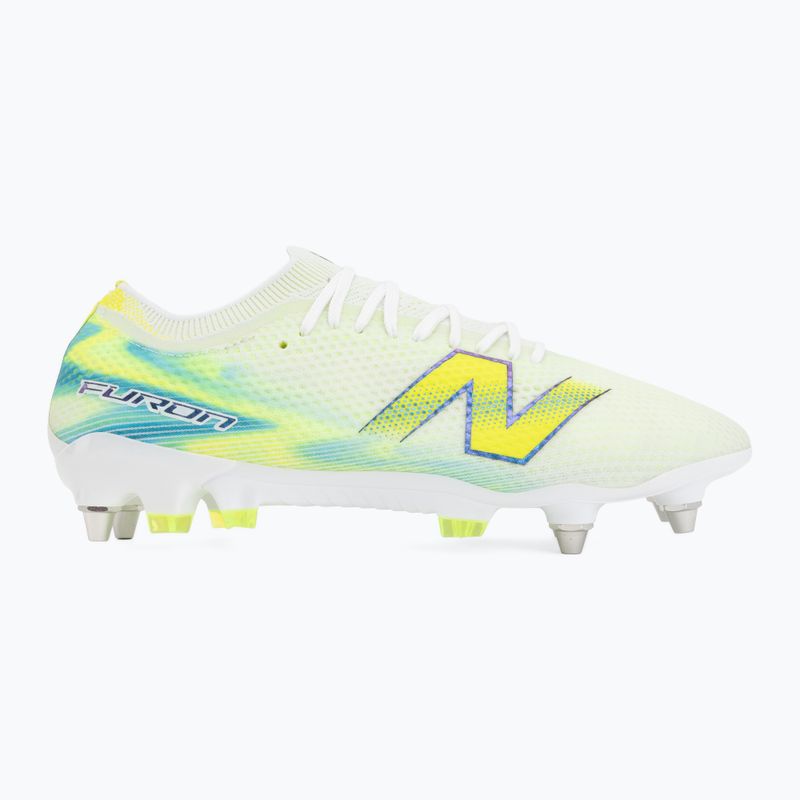 Kopačky New Balance Furon Elite V9 SG white/alkaline green 2