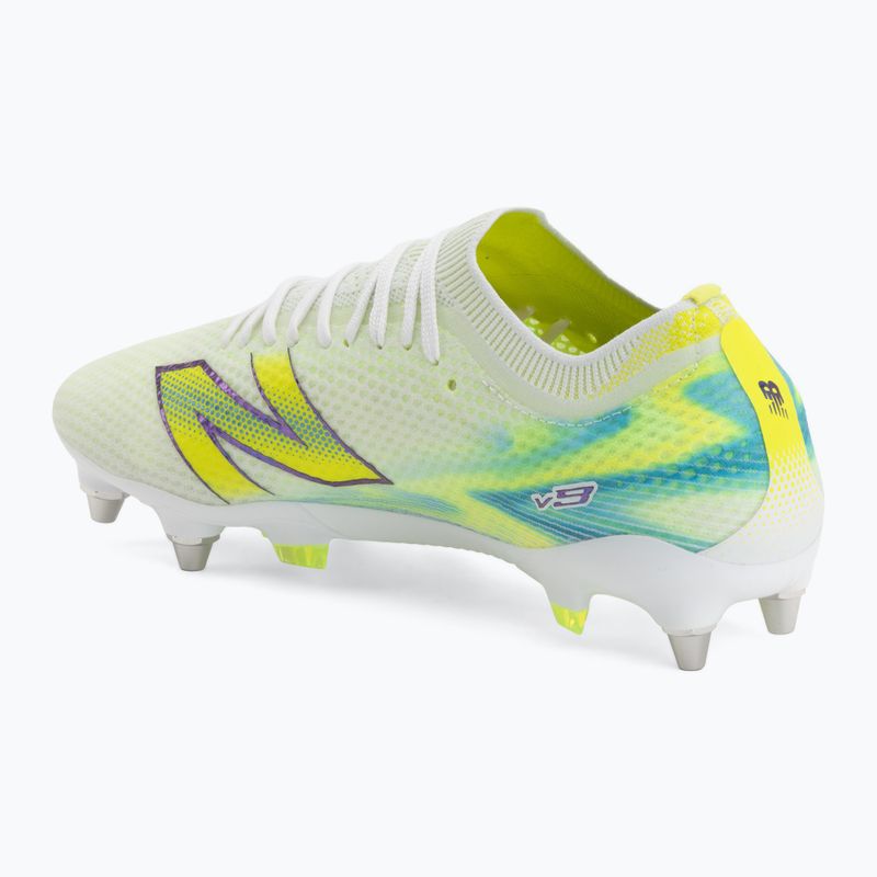 Kopačky New Balance Furon Elite V9 SG white/alkaline green 3