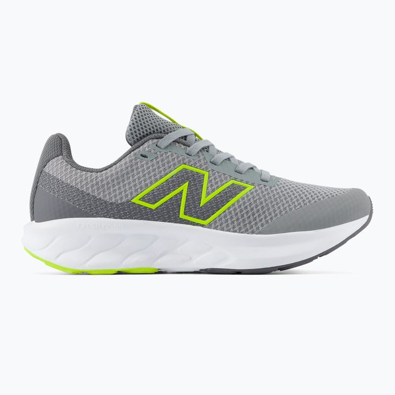 Dětské běžecké boty New Balance 520's Lace V9 grey matter/Ssate grey/alkaline green 2