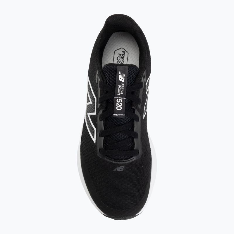 Dětské běžecké boty New Balance 520's Lace V9 black/white/black 5
