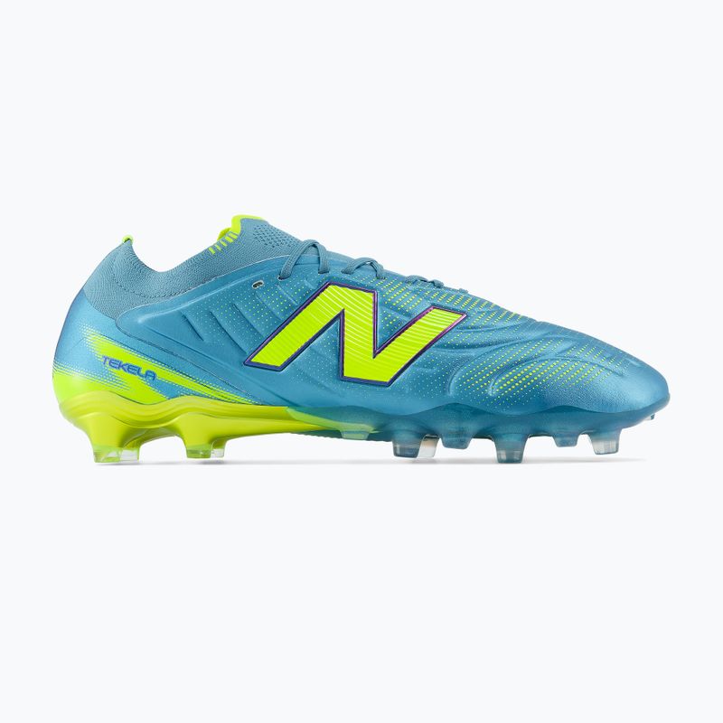 Kopačky New Balance Tekela Elite Low V5 FG metallic blue/alkaline green/team navy 2