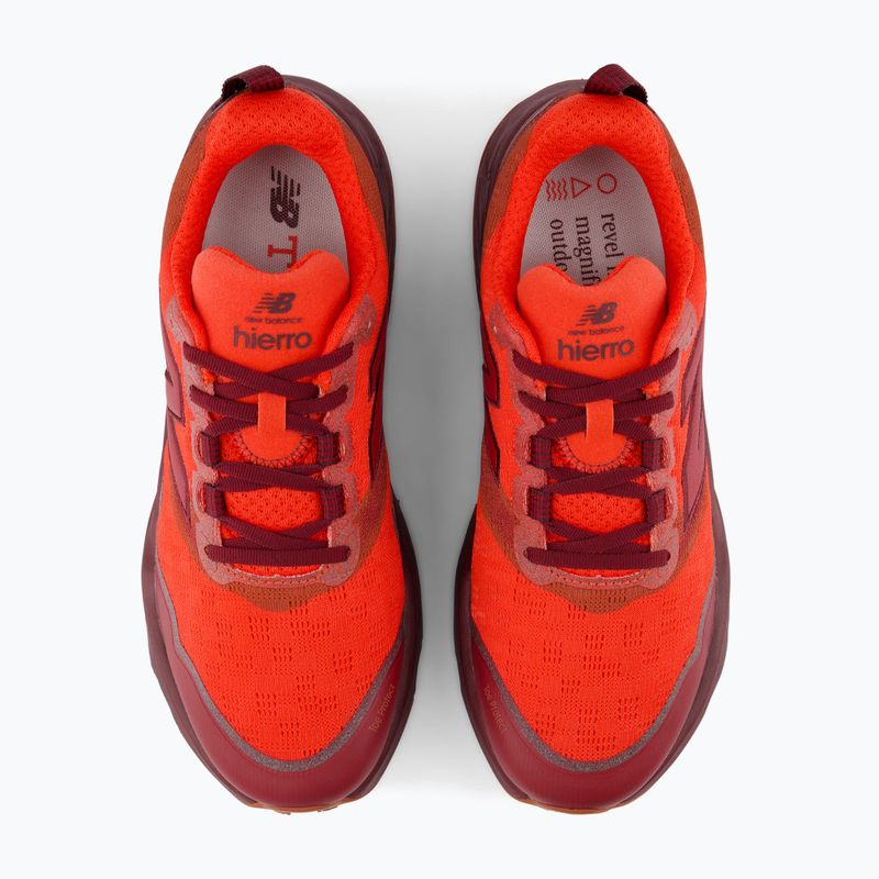 Pánské běžecké boty New Balance Fresh Foam Hierro V9 neo flame/mulled wine 4