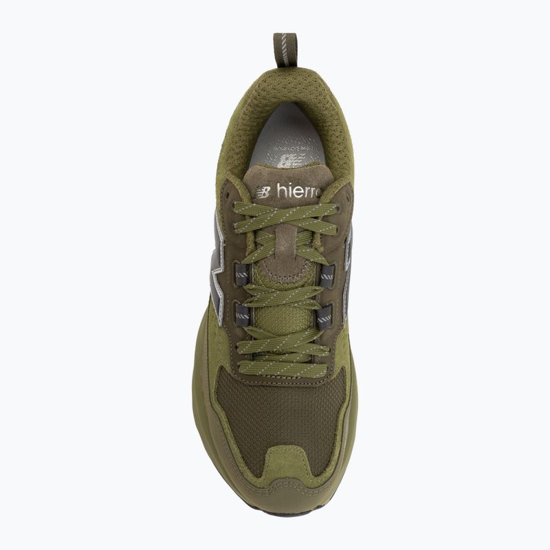 Pánské běžecké boty New Balance Hierro Trek V9 sport green/dark moss 5