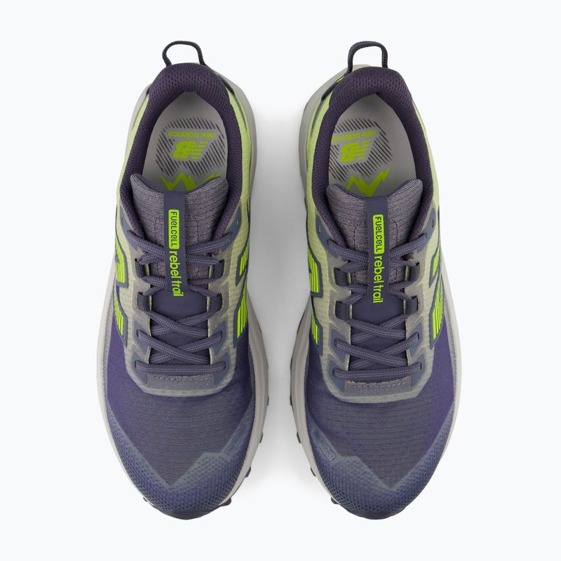Pánské běžecké boty New Balance Rebel Trail V1 arctic grey/alkaline green 4