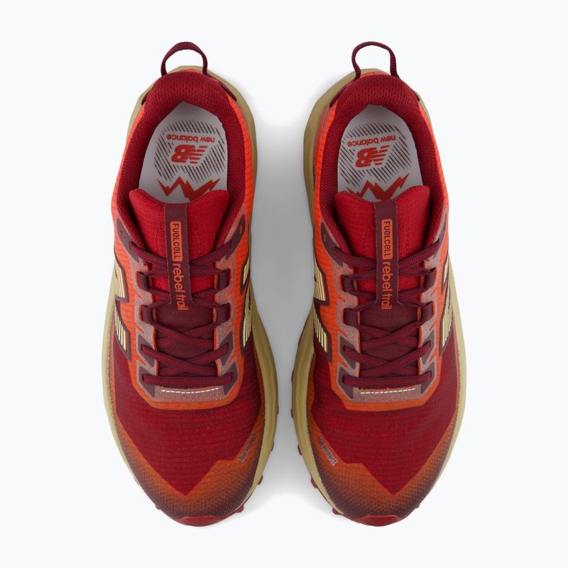 Pánské běžecké boty New Balance Rebel Trail V1 maple/neo flame 4
