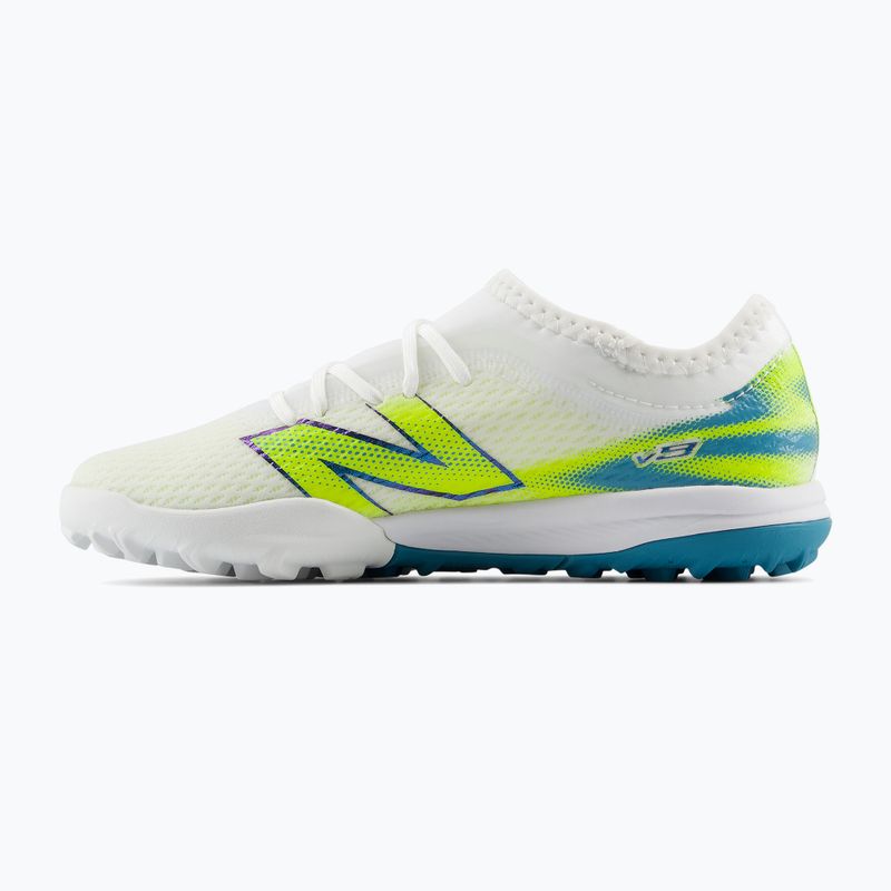 Dětské kopačáky New Balance Furon Team V9 TF white/alkaline green 2