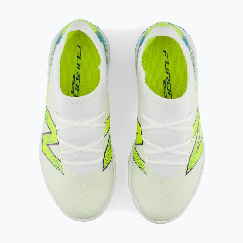 Dětské kopačáky New Balance Furon Team V9 TF white/alkaline green 6