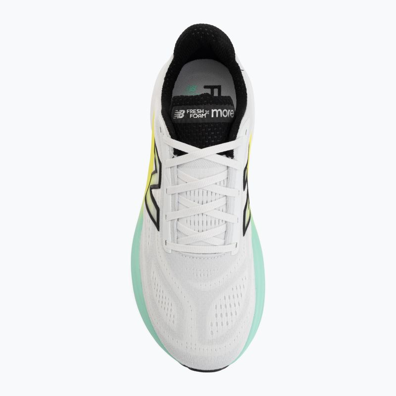 Pánské běžecké boty New Balance Fresh Foam More V6 white/bright mint 5