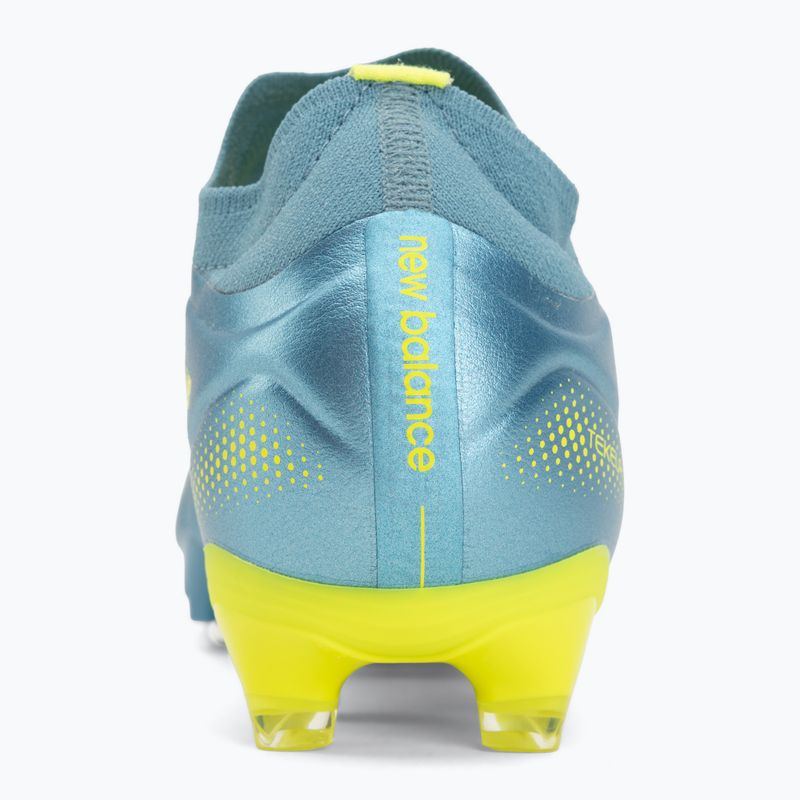 Kopačky New Balance Tekela Team Low V5 FG metallic blue/alkaline green/team navy 6