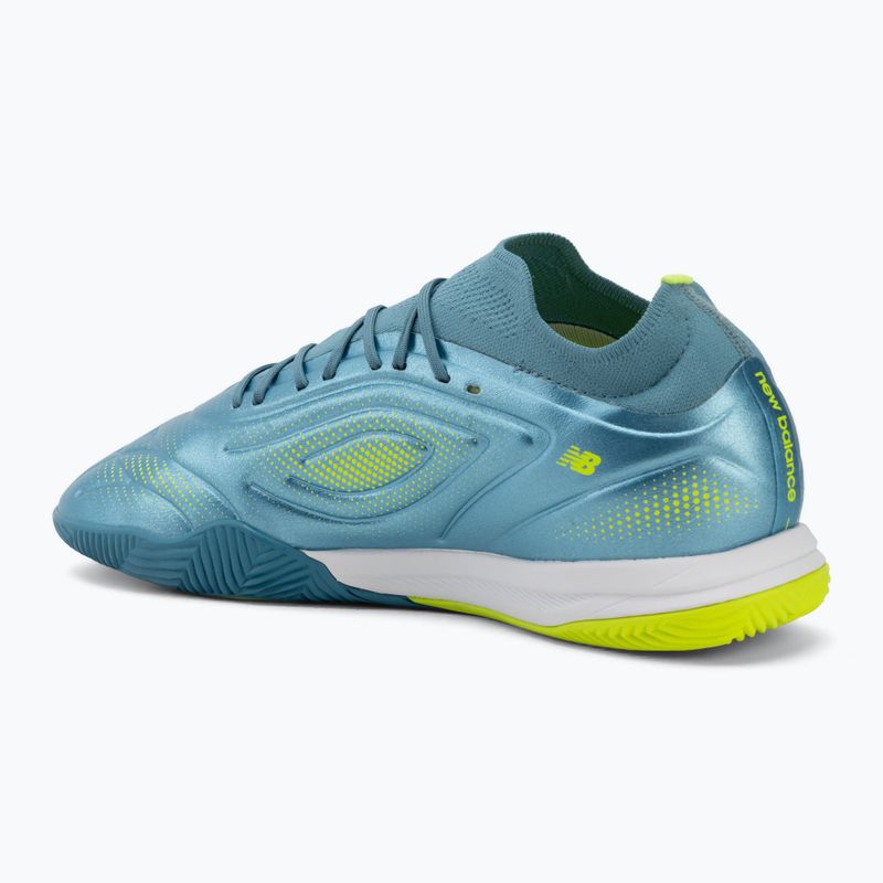 Kopačky New Balance Tekela Team Low V5 IN metallic blue/alkaline green/team navy 3