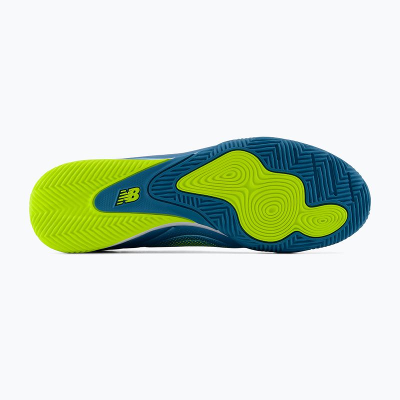Kopačky New Balance Tekela Team Low V5 IN metallic blue/alkaline green/team navy 4