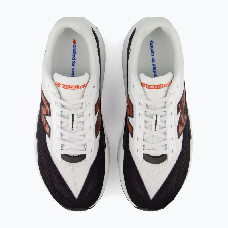 Pánské běžecké boty New Balance FuelCell Rebel V5 white/neo flame 5