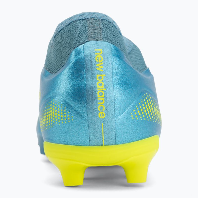 Dětské kopačáky New Balance Tekela Team V5 FG metallic blue/alkaline green 6