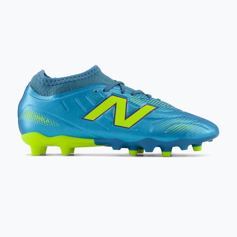 Dětské kopačáky New Balance Tekela Team V5 FG metallic blue/alkaline green 2