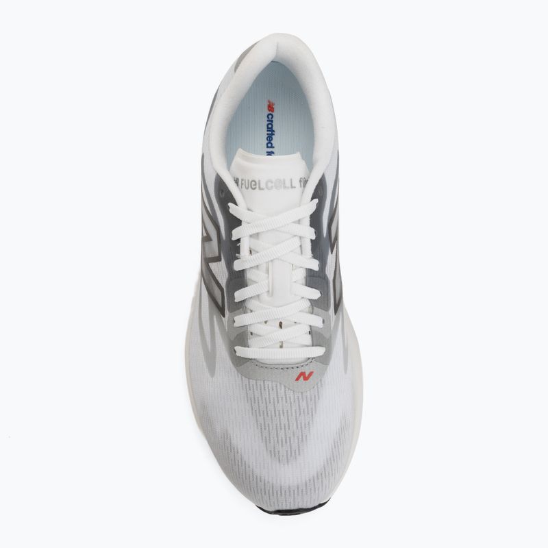 Pánské běžecké boty New Balance FuelCell Flite-R V1 white/slate grey/neo flame 5