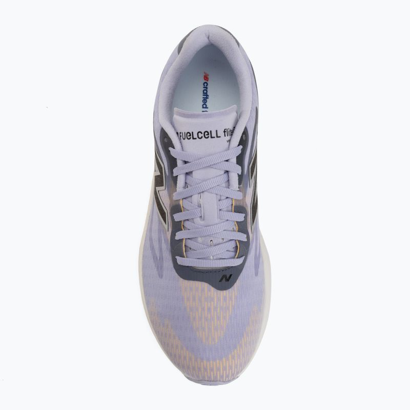 Pánské běžecké boty New Balance FuelCell Flite-R V1 smoked violet/satsuma orange/meteorite 5