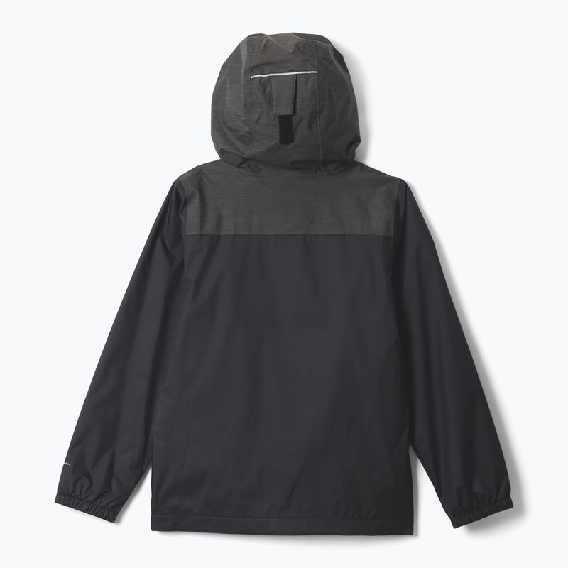 Dětská nepromokavá bunda Columbia Rainy Trails III Fleece Lined black 2