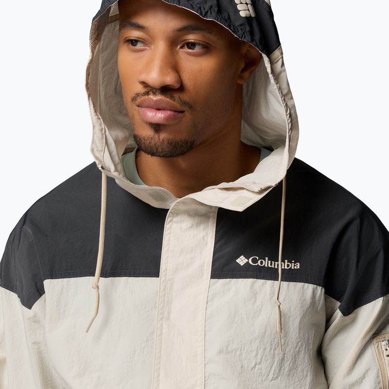 Pánská softshellová bunda Columbia Challenger II Windbreaker dark stone/shark 6