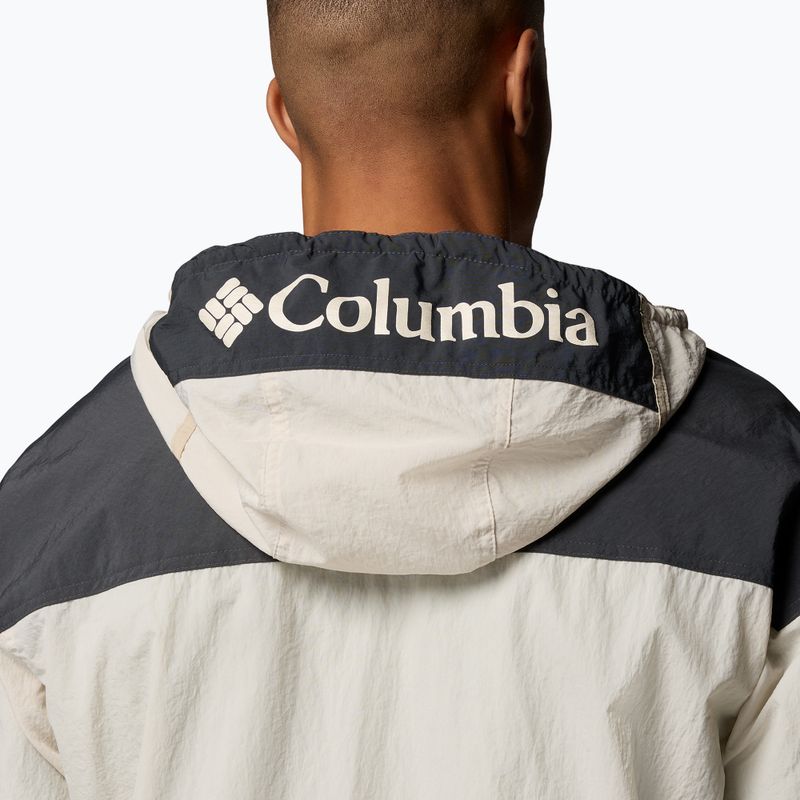 Pánská softshellová bunda Columbia Challenger II Windbreaker dark stone/shark 7