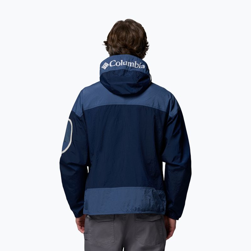 Pánská větrovka Columbia Challenger II Windbreaker collegiate navy/dark mountain 3
