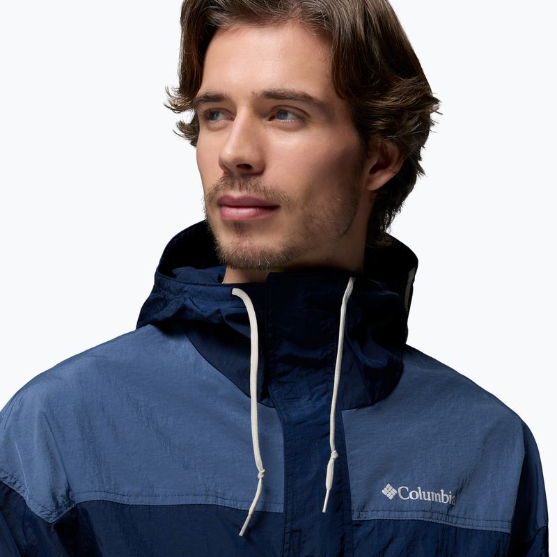 Pánská větrovka Columbia Challenger II Windbreaker collegiate navy/dark mountain 6