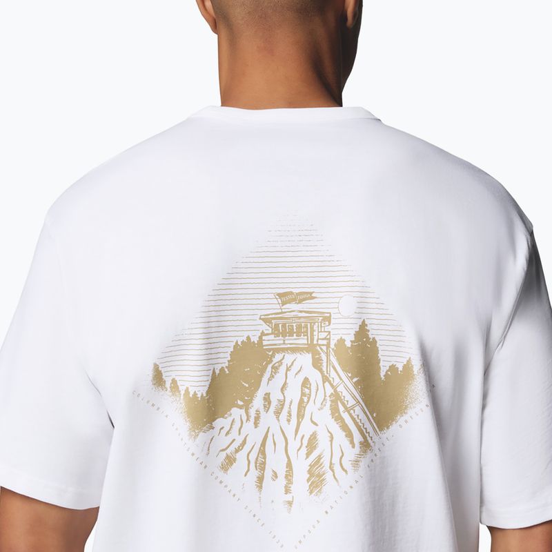 Pánské tričko Columbia CSC Heavyweight Back Graphic Tee white/heritage 7