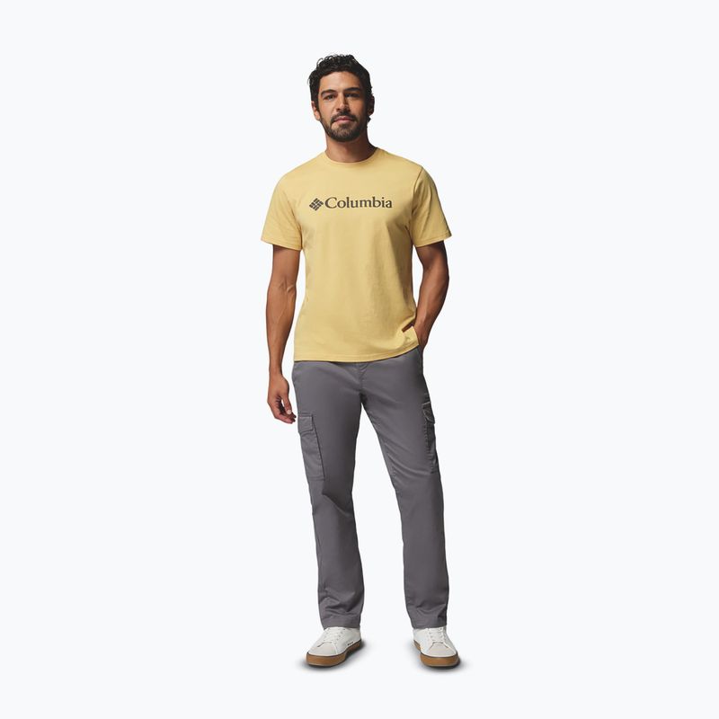 Pánské tričko Columbia CSC Basic Logo Tee sand dune/gem columbia 2