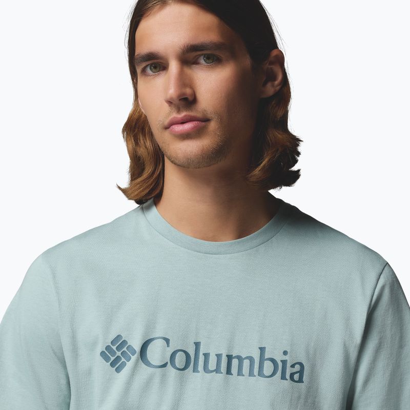Pánské tričko Columbia CSC Basic Logo Tee crushed blue/gem columbia 5