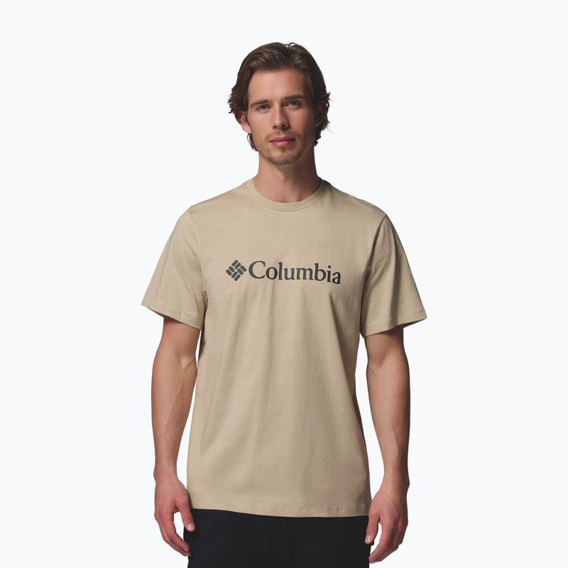 Pánské tričko Columbia CSC Basic Logo Tee ancient fossil/gem columbia