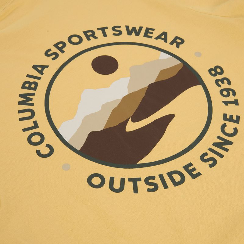 Pánské tričko Columbia CSC Outdoor Back Graphic sand dune/scoped view 4