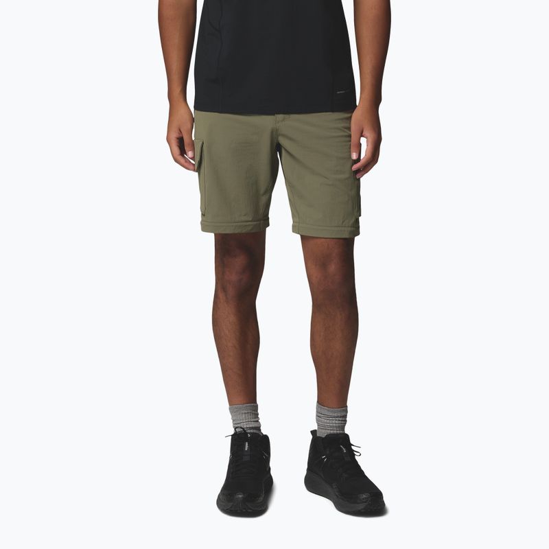 Pánské trekingové kalhoty Columbia Silver Ridge Elite Convertible stone green 5