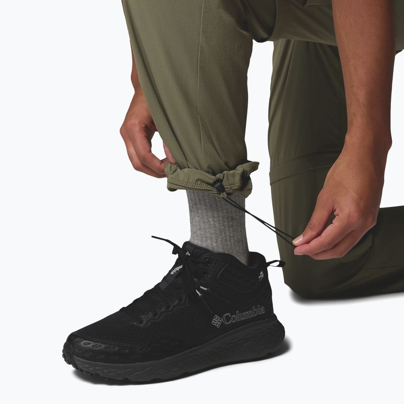 Pánské trekingové kalhoty Columbia Silver Ridge Elite Convertible stone green 9