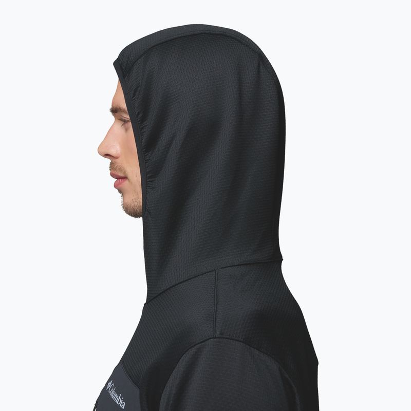 Pánská trekingová mikina Columbia Tall Heights Hdd Grid Fleece Full Zip black 6