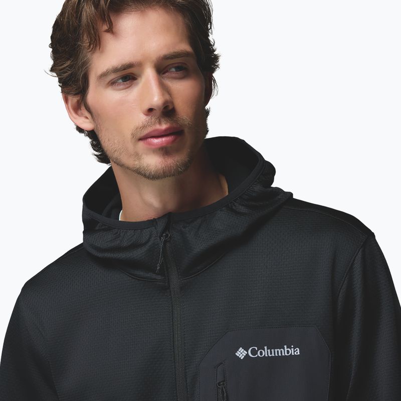 Pánská trekingová mikina Columbia Tall Heights Hdd Grid Fleece Full Zip black 8