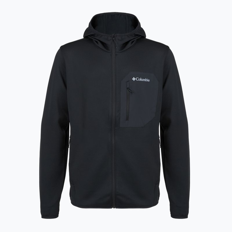 Pánská trekingová mikina Columbia Tall Heights Hdd Grid Fleece Full Zip black