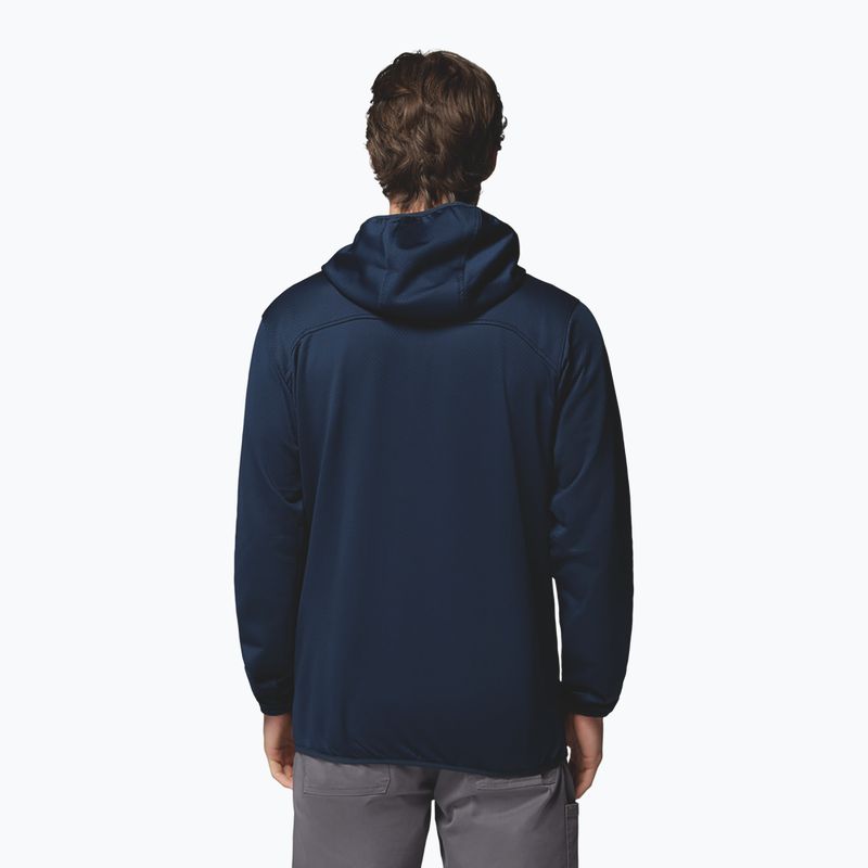 Pánská trekingová mikina Columbia Tall Heights Hdd Grid Fleece Full Zip collegiate navy/city grey 3