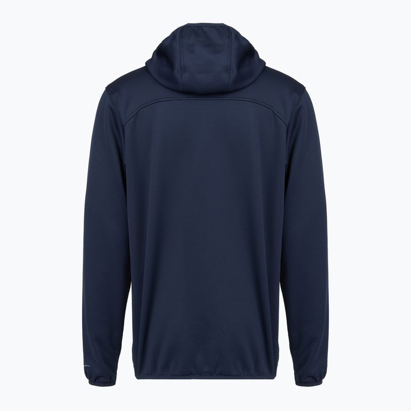 Pánská trekingová mikina Columbia Tall Heights Hdd Grid Fleece Full Zip collegiate navy/city grey 2